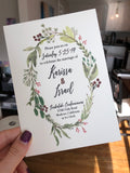 Original Wedding Invitation Venue Illustration Commission-Watercolor and Ink- Building/ Destination/ Maps Save the Date Painting by Tonja Wilcox- DEPOSIT
