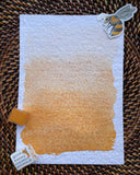 Titanium Gold- Good Honey Handmade Artisan Watercolor Paint-Orange Yellow Pure Pigment