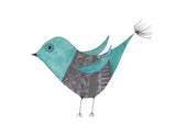 Mid Mod Blue Bird- Giclee Art Print