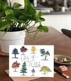 City of Trees Version 2, Sacramento CA, New Version A7 Greeting Card/ 5x7 Art Print