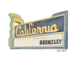 California Landmark Theater, Berkeley, Cal Bears CA Art Giclee Print