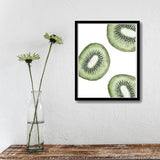 Kiwi Slices Art Print