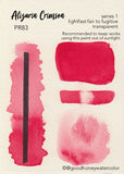 Alizarin Crimson- Good Honey Handmade Artisan Watercolor Paint-Fugitive Red Pure Pigment