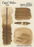Cassel Umber- Good Honey Handmade Artisan Watercolor Paint-Raw Umber Brown Greenish Earth Pure Pigment