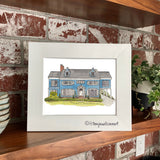 Lady Bird House, Fab 40’s East Sacramento, CA Art Giclee Print