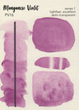 Manganese Violet- Good Honey Handmade Artisan Watercolor Paint-Purple Pure Pigment