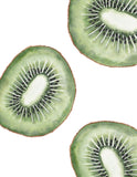 Kiwi Slices Art Print