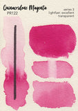 Quinacridone Magenta- Good Honey Handmade Artisan Watercolor Paint-Vibrant Cool Pink Pure Pigment