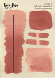 Terra Rosa- Good Honey Handmade Artisan Watercolor Paint-English Red, Earth Pink Pure Pigment