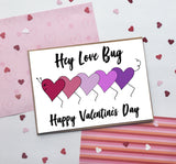 Hey Love Bug Valentine's Day- A2 Greeting Card