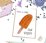 Cool Pop, Father's Day- A2 Greeting Card