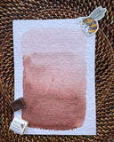 Burnt Sienna Dark- Good Honey Handmade Artisan Watercolor Paint-Orange Brown Earth Pure Pigment