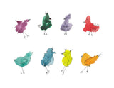 Doodle Birds (West Side Birds)- Giclee Art Print