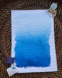 Phthalo Blue- Good Honey Handmade Artisan Watercolor Paint-Blue Cyan Pure Pigment