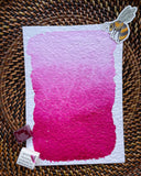 Quinacridone Magenta- Good Honey Handmade Artisan Watercolor Paint-Vibrant Cool Pink Pure Pigment
