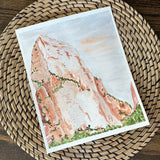 1/17/23 $17- Zion National Park - 8”x 10” Original Watercolor Painting Daily Challenge
