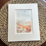 1/8/23 $8- Desert Storm 2.0–Day 8-2 5x7- Original Watercolor Painting Daily Challenge
