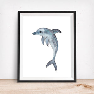 Sealife Series, Dolphin- Art Print