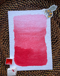Pyrrol Red- Good Honey Handmade Artisan Watercolor Paint-Pyrrole Pure Pigment