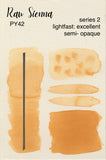 Raw Sienna Deep- Good Honey Handmade Artisan Watercolor Paint-Warm Earth Ochre Pure Pigment